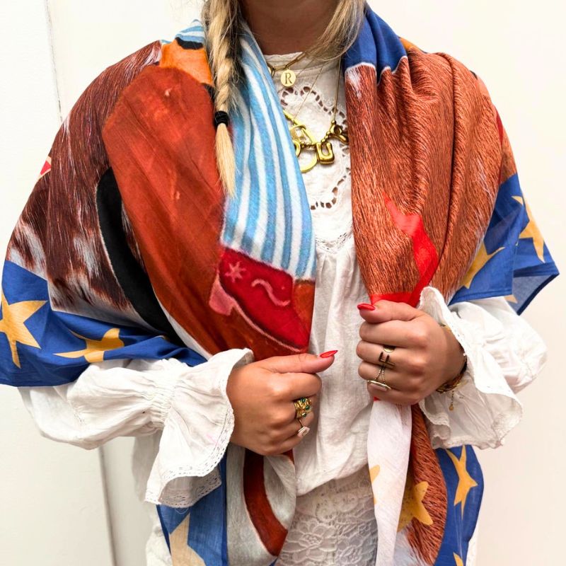 The Cowboy Dreaming Scarf by ToutVintage