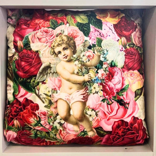 Cherub Roses Cushion