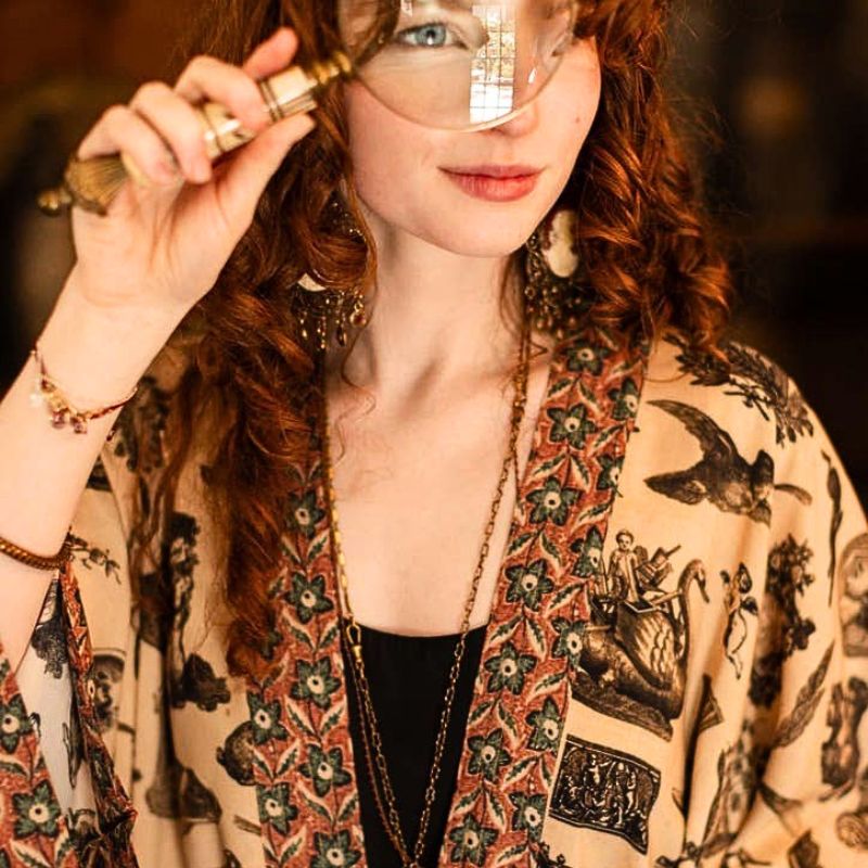 Curiosities Cropped Kimono Jacket