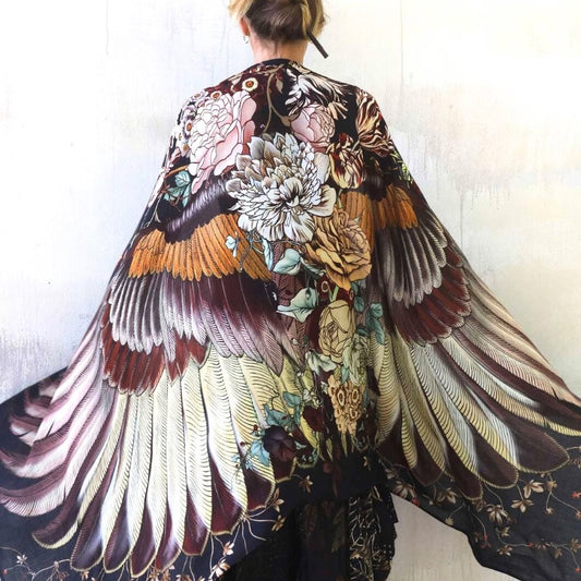 Shovava - Heart of Earth Scarf/Shawl - Deep Tones