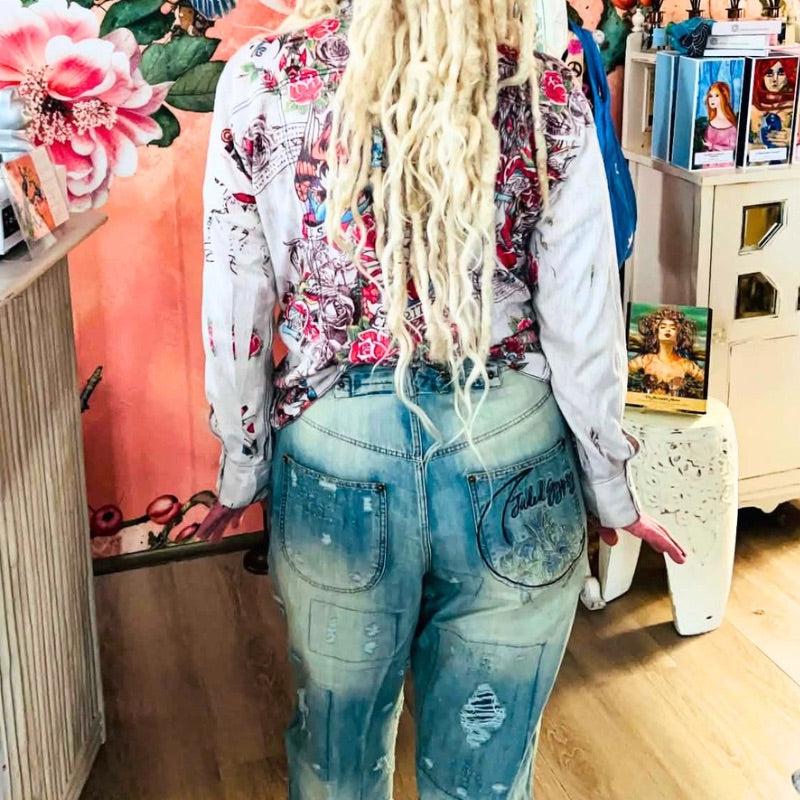 Divina Fe Denim Jeans by Jaded Gypsy