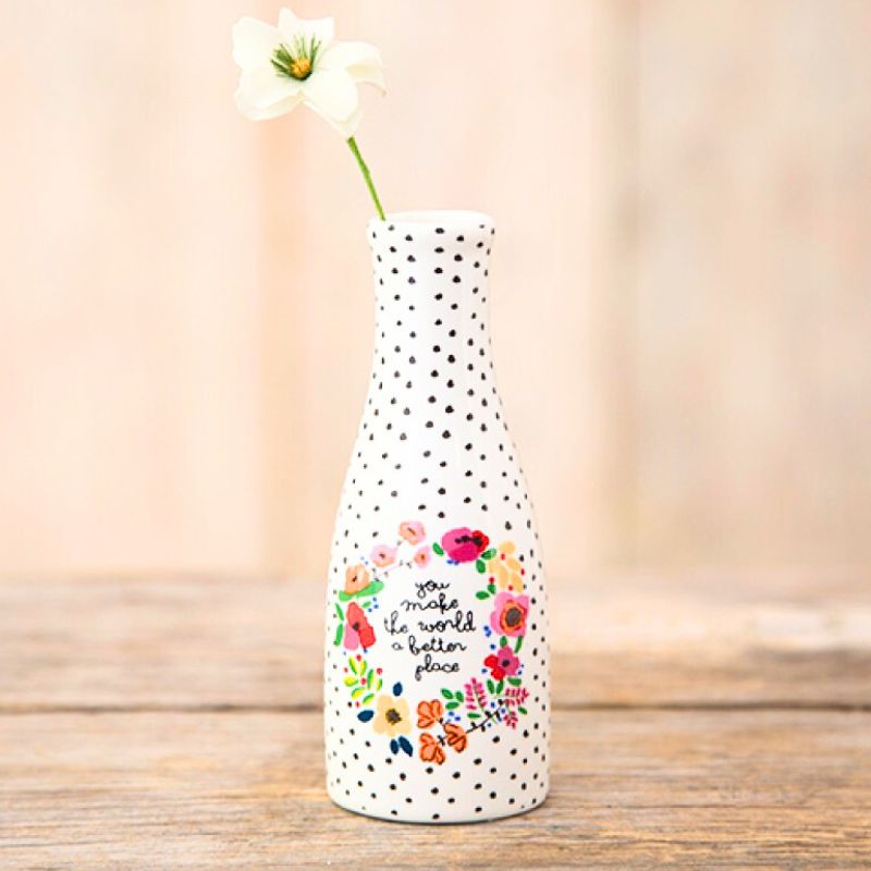 Beautiful Bud Vase - You Make the World Better