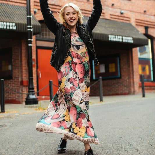Friendship Love & Truth Bohéme Long Maxi Slip Dress - S/M