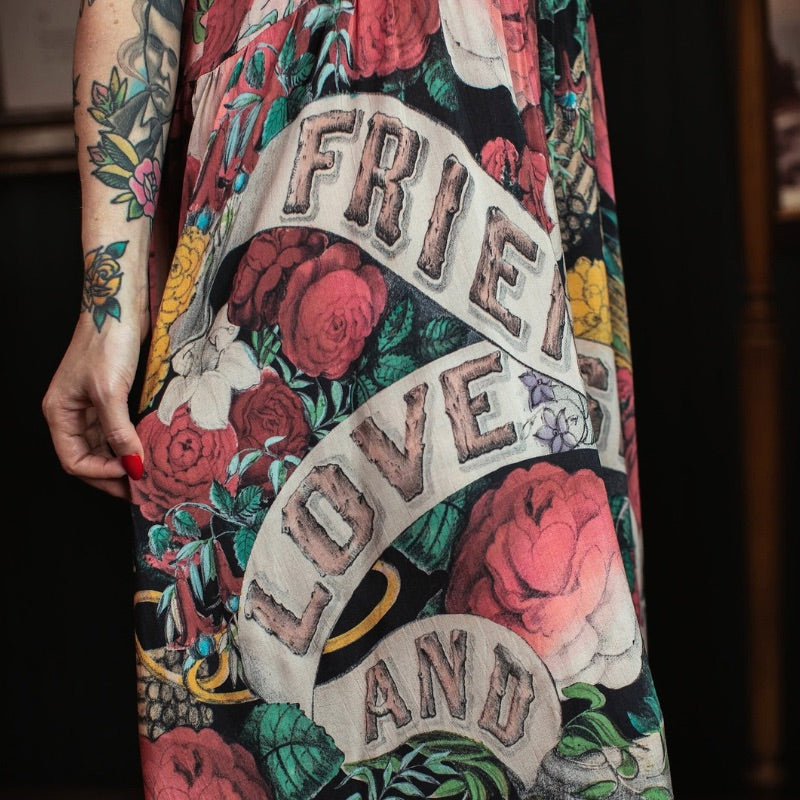 Friendship Love & Truth Bohéme Long Maxi Slip Dress - S/M