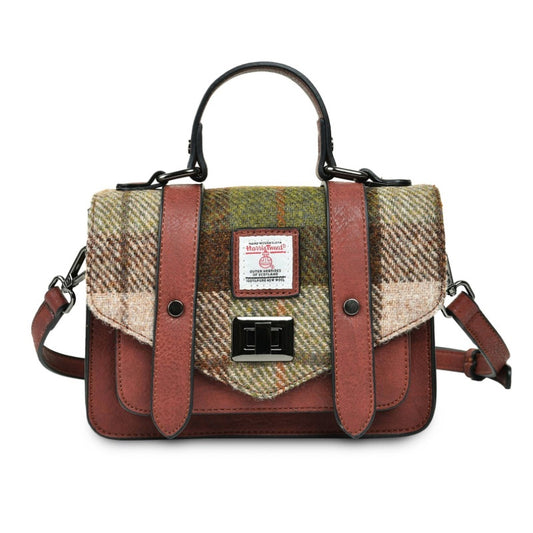 Islander UK Mini Satchel in Earth Tartan