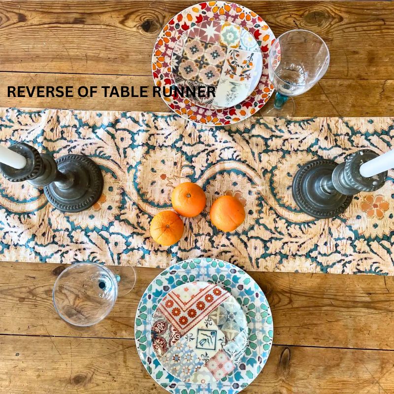 Anna Chandler Faded Grandeur Double Sided Table Runner
