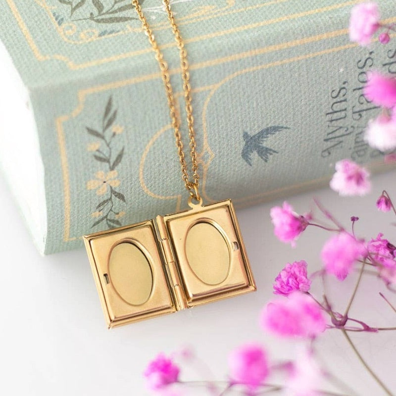 You Are My Favourite Chapter Locket Necklace in Gift Box