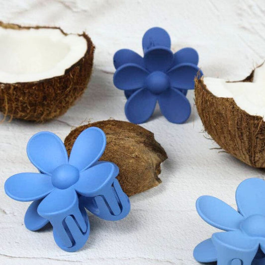 Claw Clip -  Flower - Sky