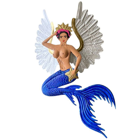 Frida Mermaid Angel - Azure Blue