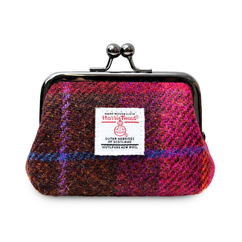 Coin Purse - Fuchsia Tartan