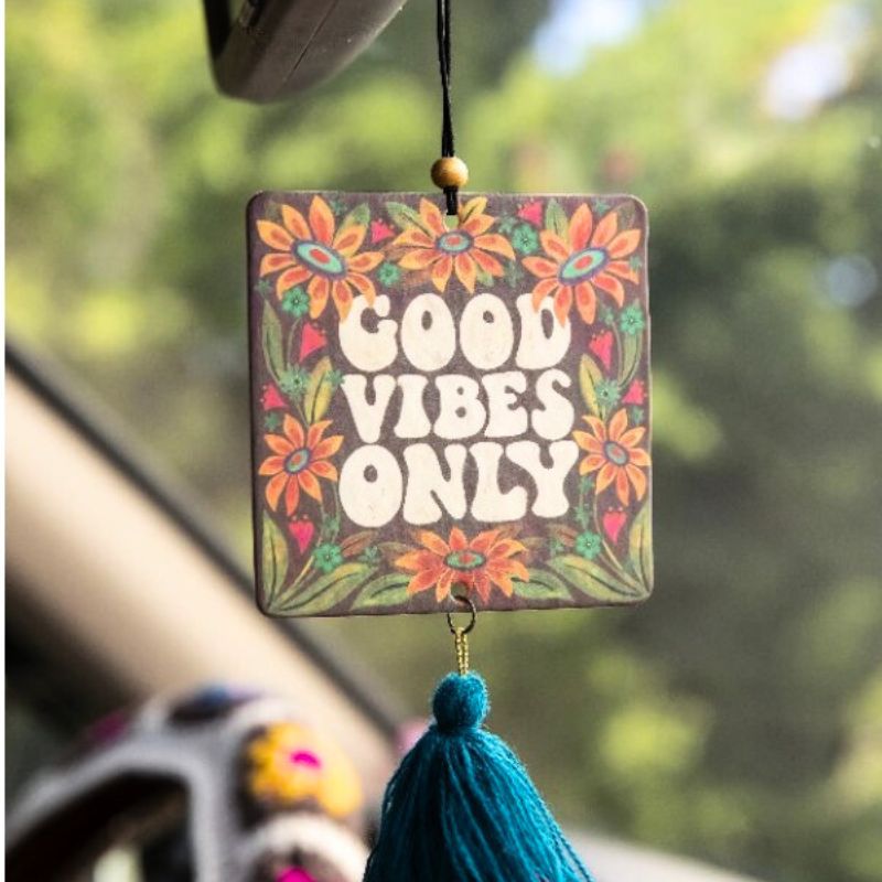 Super Cute Car Air Freshener - Good Vibes Only