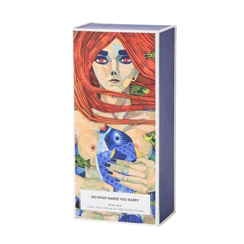 Do What Makes You Happy Candle & Diffuser Set