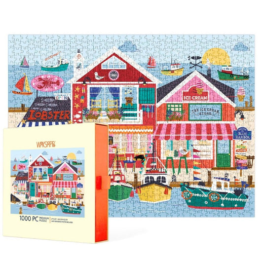 Blue Harbour 1000 pc Puzzle by WerkShoppe
