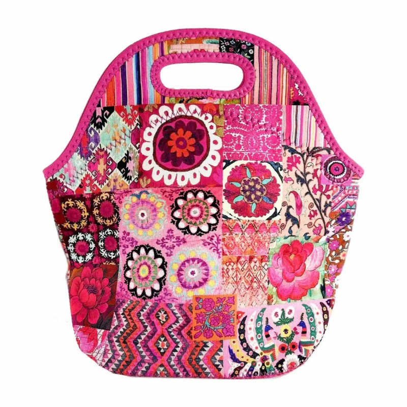 Neoprene Lunch Bag - Silk Road