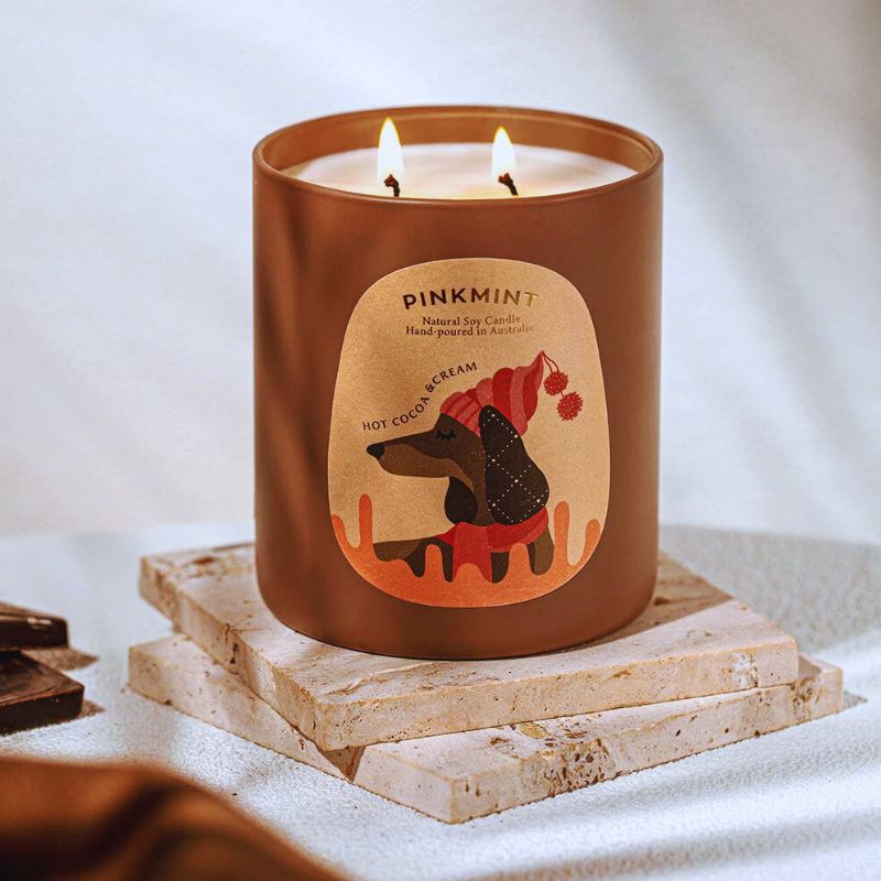 Hot Cocoa & Cream Double Wick Soy Candle