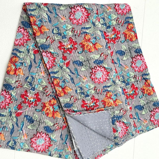 Indian Summer Floral Throw