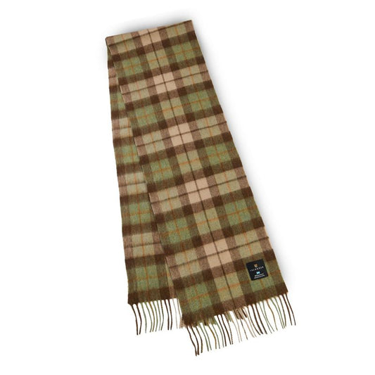 Islander Earth Tartan Lambswool Scarf