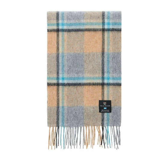 Islander UK Lambswool Scarf in Islander Check