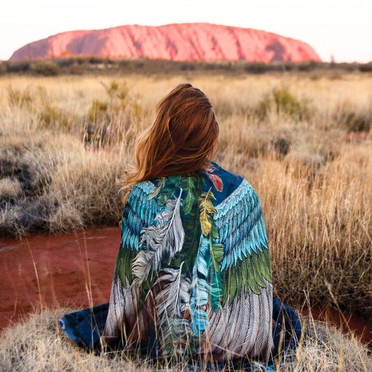 Shovava - Wings of Jasper Scarf/Shawl