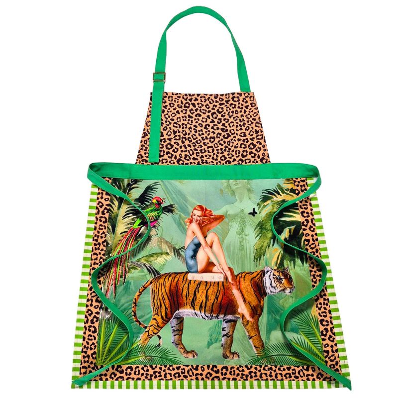 Jungle Walk Green Apron