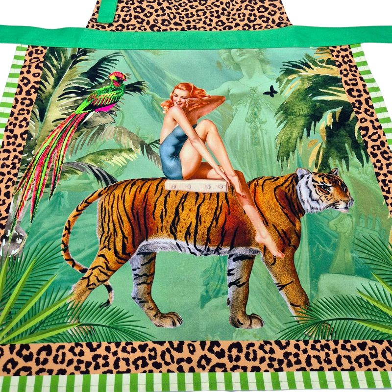 Jungle Walk Green Apron