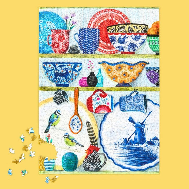 Kitchen Dresser 1000 pc Puzzle - by WerkShoppe