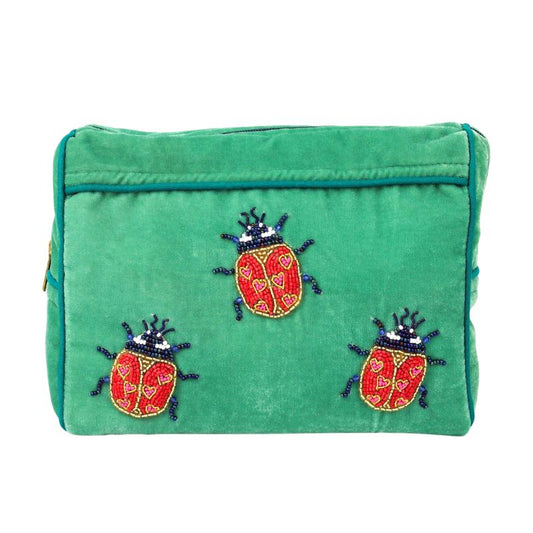 My Doris Beaded Lady Bird Make-Up Bag