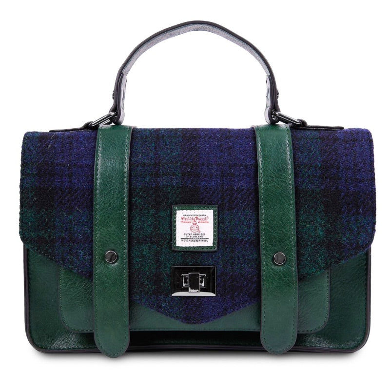 Islander UK Large Satchel in Black Watch