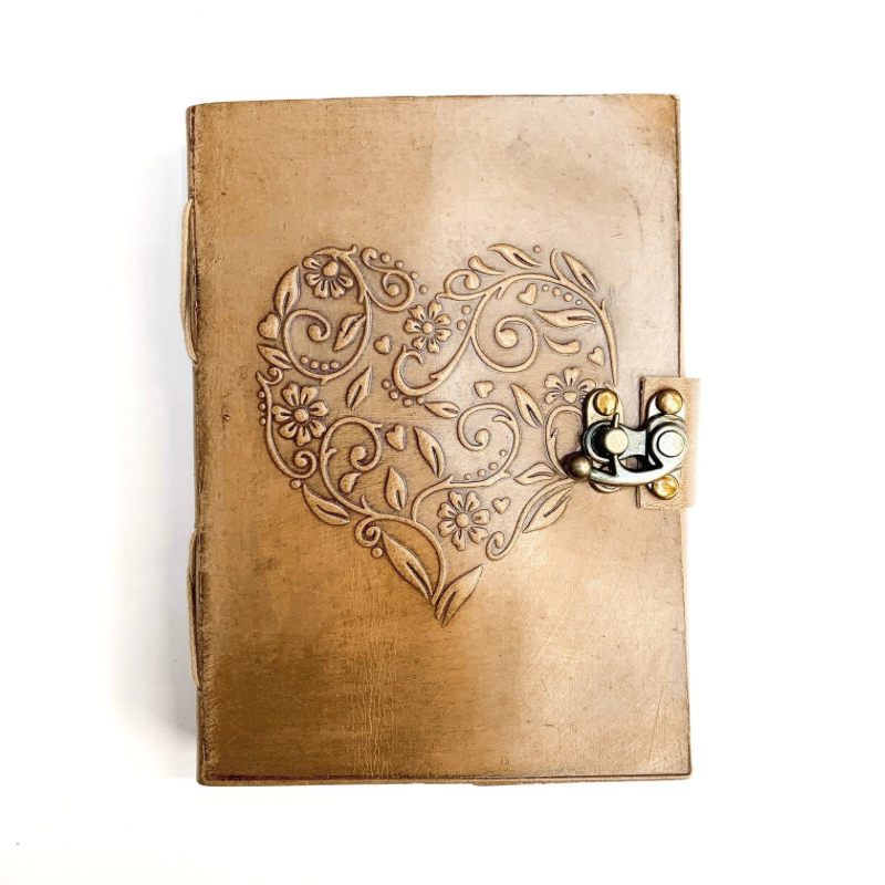 Leather Heartfelt Journal