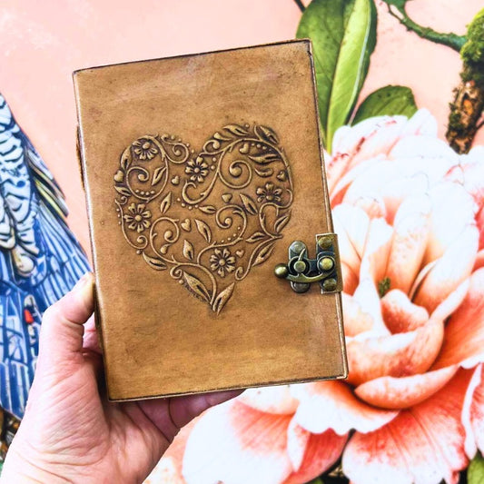 Leather Heartfelt Journal