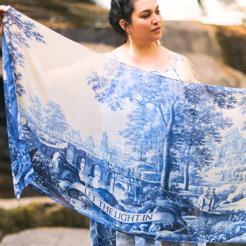 Let The Light In Bohemian Scarf