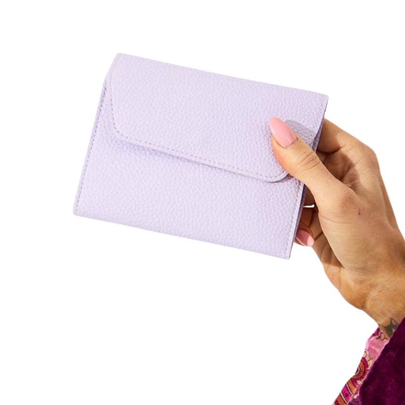 Manicure Set in Lilac Vegan Leather