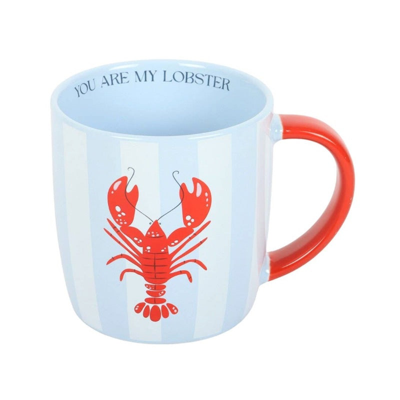 You Are My Lobster Striped Mug