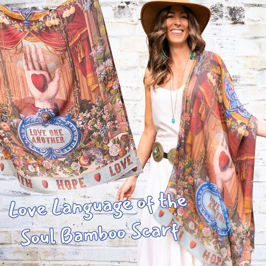 Love Language of the Soul Bamboo Scarf