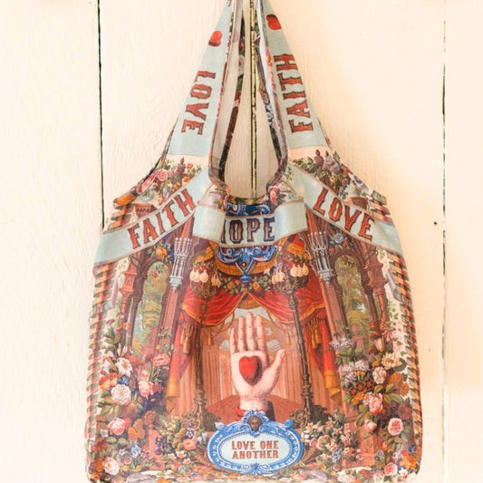 Love Language Linen Tote / Traverse Life Bag