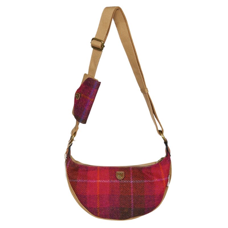 Islander UK Fuchsia Tartan Luna Bag