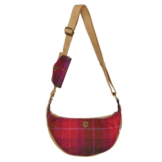 Islander UK Fuchsia Tartan Luna Bag