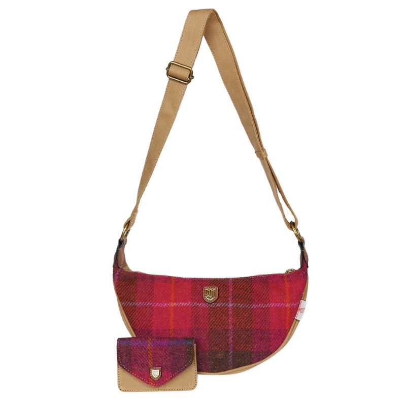 Islander UK Fuchsia Tartan Luna Bag