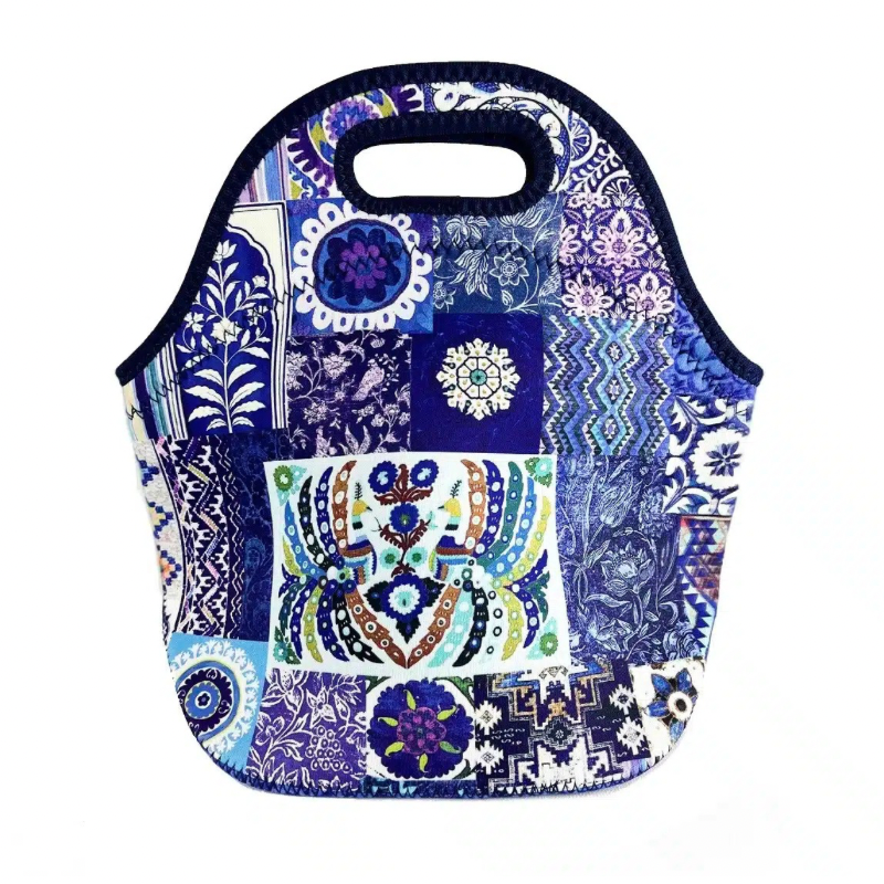 Neoprene Lunch Bag - Blue Nomad