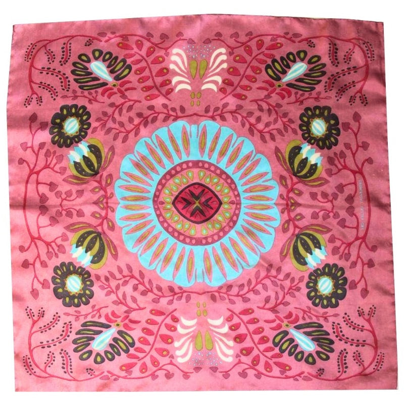 Marushka Pink Silk Scarf with Gift Box