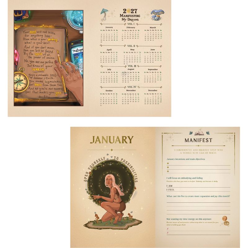 2027 Manifest Your Dreams Planner