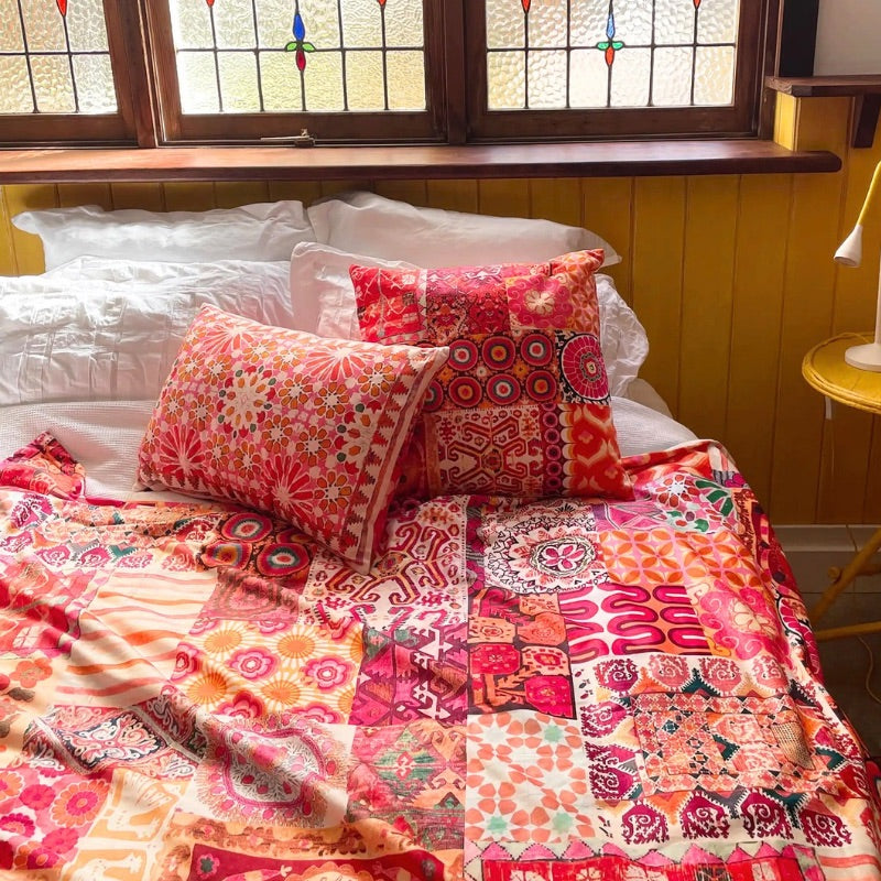 Anna Chandler Velvet Throw - Marrakesh Express