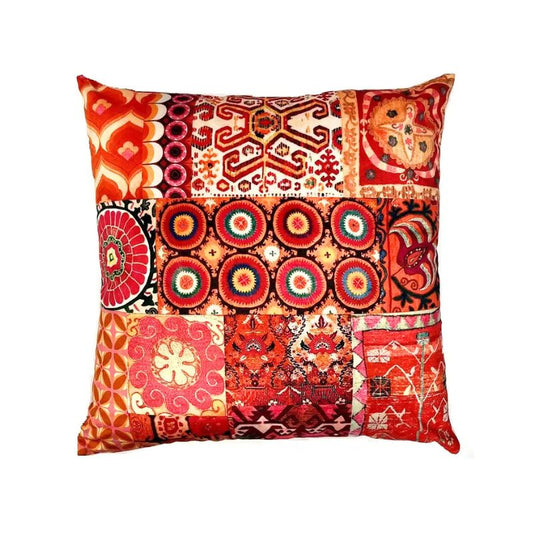 Anna Chandler Square Velvet Cushion - Marrakesh Express