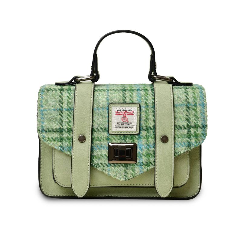 Islander UK Mini Satchel in Mint Check