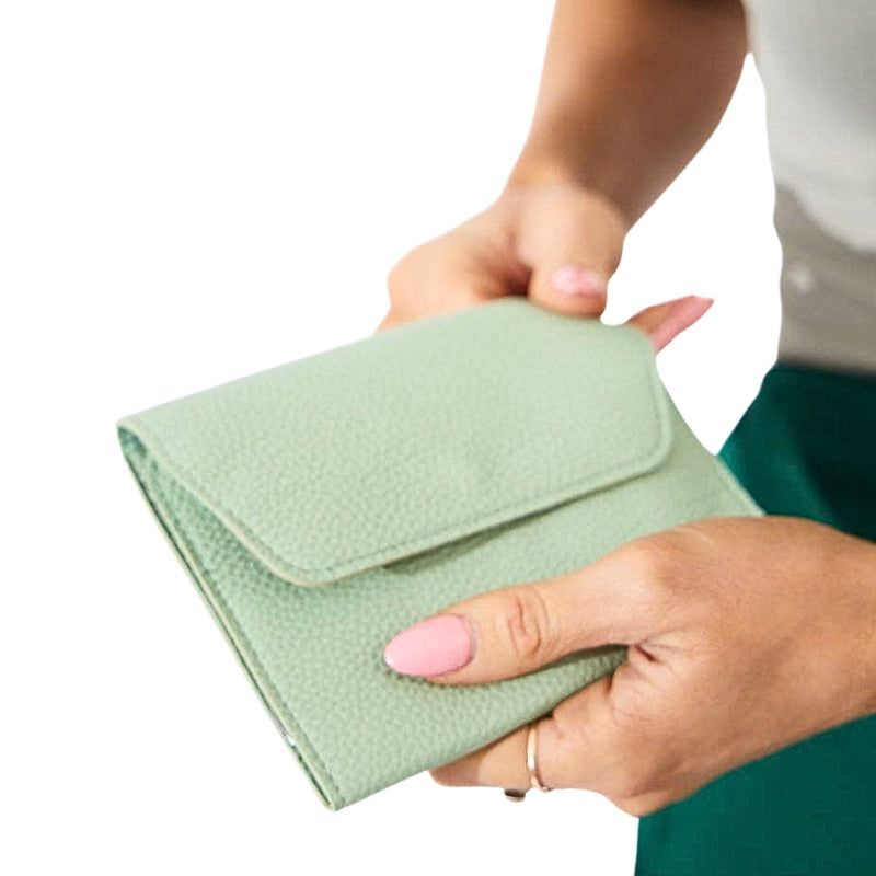 Manicure Set - Mint Green in Vegan Leather