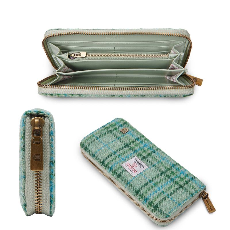 Islander UK Women's Wallet in Mint Tartan