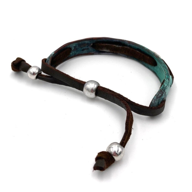 Live in the Moment Western Patina Bracelet Cuff