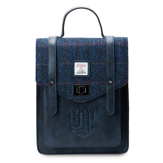 The Islander UK Carloway Backpack in Navy Over-Check