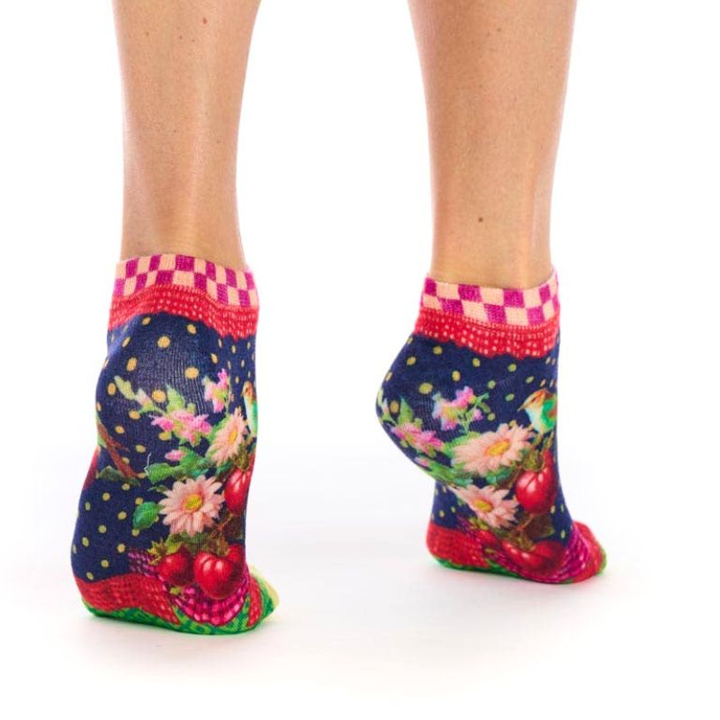 The Night Garden Ultra-Short Bamboo Ankle Socks by Dub & Drino