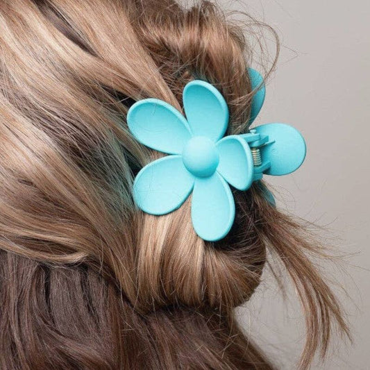Claw Clip - Flower - Ocean